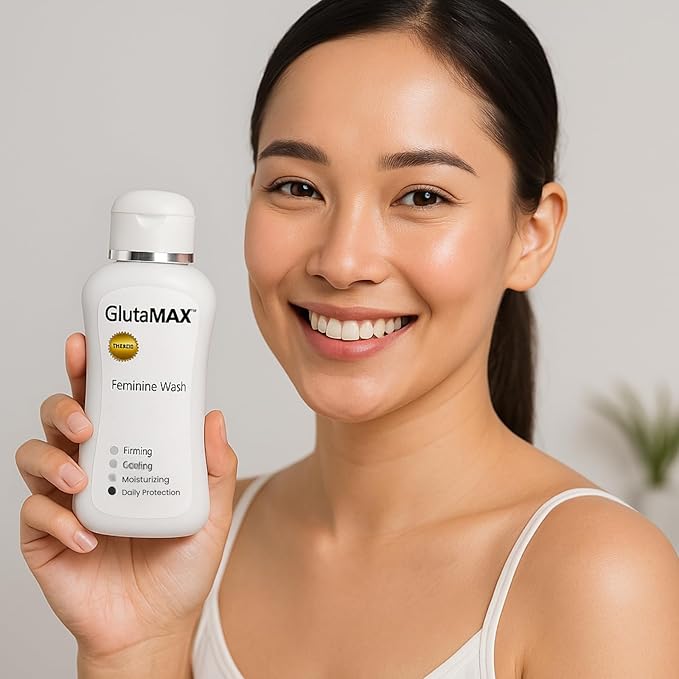 Tone and Firm Feminine Wash, Daily Hygiene with Glutathione Tea Tree and Collagen Intimate Cleanser for Women - 50ml x 3 Bottles