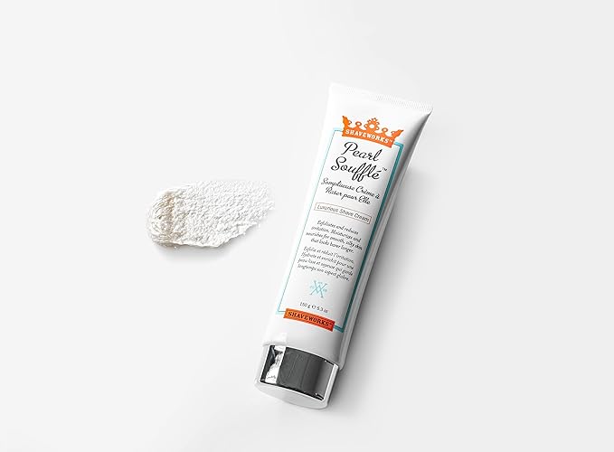 Shaveworks Pearl Soufflé Shaving Cream for Women – Soothing, Hydrating Shave Lotion for Legs, Underarms, Bikini Area – Reduces Irritation, Slows Future Hair Growth 5.3 Fl Oz - 2 Pack