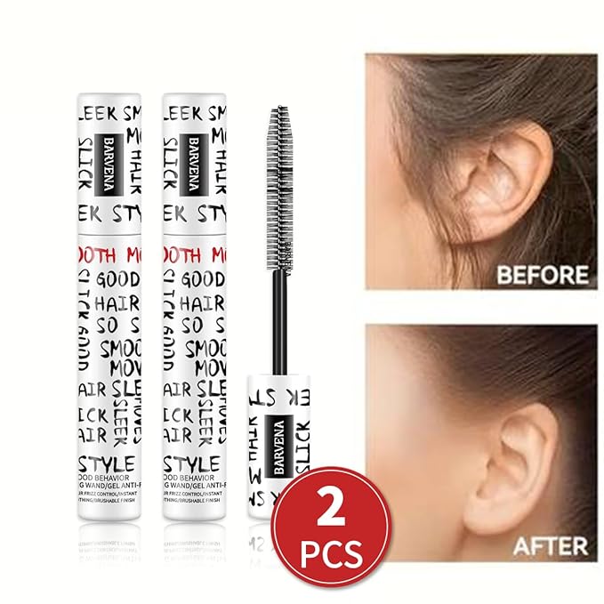 Good Behavior Frizz & Flyaway Taming Wand (2pc) Instantly Smooths Flyaways, Slicks Back Styles & Details Edges | 24-Hour Frizz Control Vegan + Cruelty Free