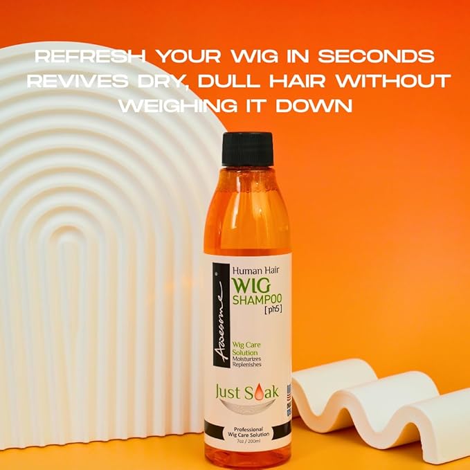 Awesome Human Hair Wig Shampoo & Conditioner, Premium set of 3, Promoting Silkiness, Shine & Freshness I Preventing Dryness (7 fl oz, 2.3 fl oz travel size)