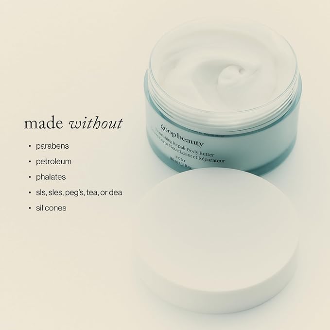 goop Beauty Body Butter | Lotion for Dry Skin | Nourishing Butters & Botanical Extracts | Hydrating & Firming Cream | 6.1 fl oz