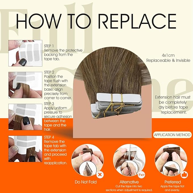 Full Shine Ombre Tape in Hair Extensions Human Hair 12Inch Seamless Tape in Extensions 6/60/6 Brown Ombre to Blonde Highlighted Light Blonde Double Sided Hair Extensions Remy Hair 30G 20pcs Natural