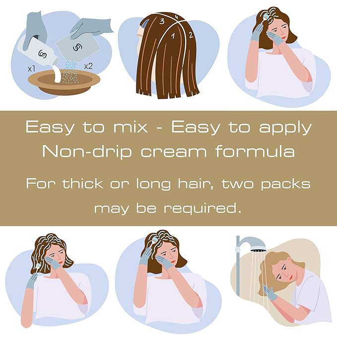 Smart Beauty Blonde Bleach-It, The Ultimate Lightener for Dark Hair, Perfect for Highlighting and Vibrant Pastel Colour, Hair Bleach Kit, Vegan & Cruelty Free