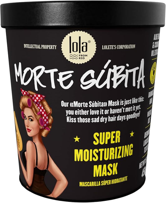 Lola From Rio - Morte Subita - Intensive Treatment Hair Mask For All Types of Dry, Damaged, Frizzy, Chemically Treated Hair 15.87 oz