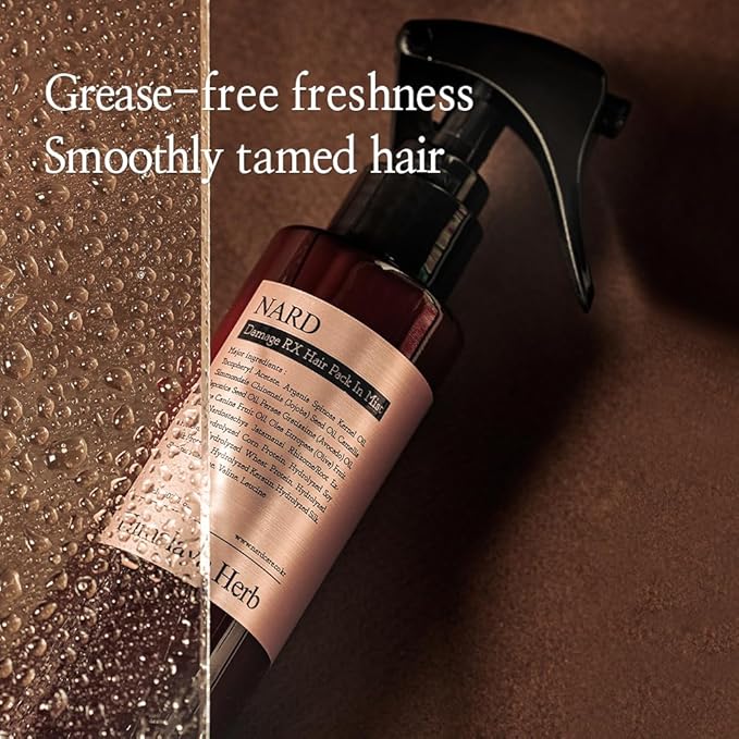 NARD Damage RX Hair Pack In Mist 150ML / 5.07 FL OZ - Repairing Hair Treatment Spray, Nourishing Leave-In Conditioner, Hydration for Dry & Damaged Hair
