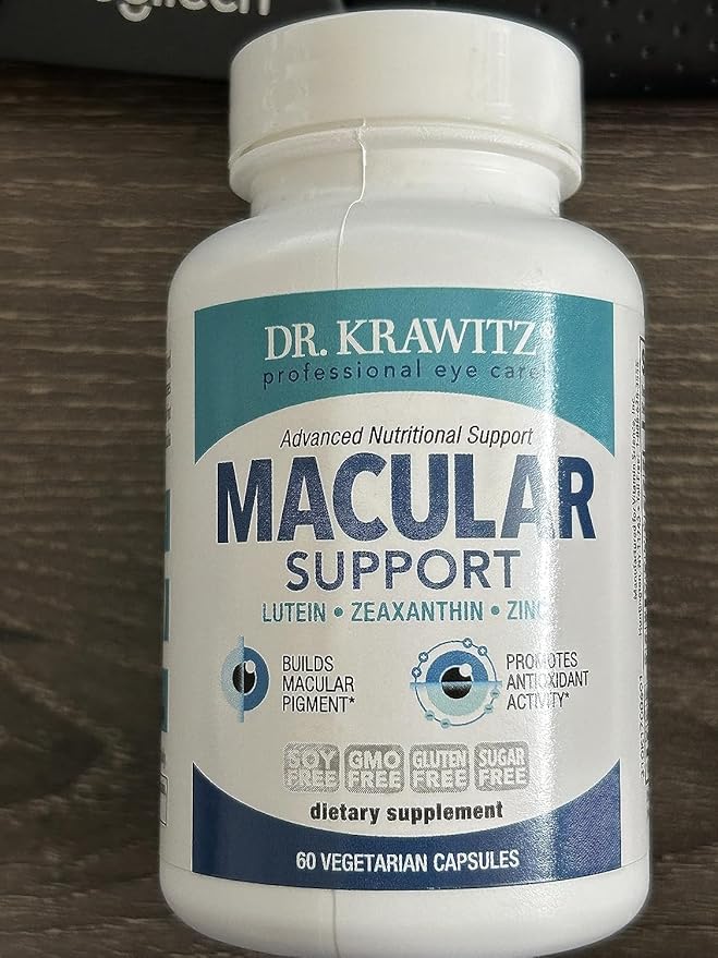 Macular Support with Lutein, Zeaxanthin Zinc (60 Vegetarian Capsules)