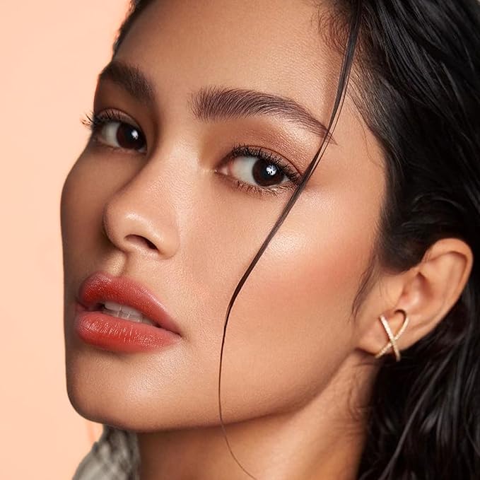 Depuplum Brown Nude Lipstick for Women Hydrate Lipstick Glossy Moisture Lip Gloss Sheer-Medium Coverage Long Lasting Lipsticks for Dry Lips, DM103 Milk Tea