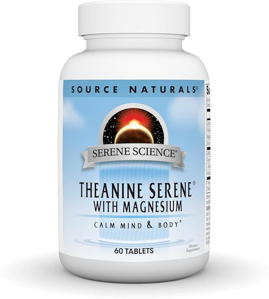 Source Naturals Serene Science L-Theanine with Magnesium and GABA - 60 Tablets