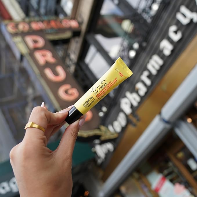 C.O. Bigelow Lemon Lip Cream Tubes, Pack of 3 Lemon Lip Balms with Shea Butter, Bulk Lip Balm Set, 0.5 oz