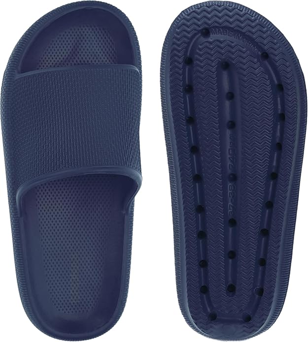 BRONAX Pillow Slippers for Women and Men | House Slides Shower Sandals | Cushioned Thick Sole