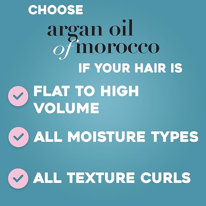 OGX Argan Oil of Morocco Curl-Defining Styling Cream, Anti-Frizz Curl Cream for Curly Hair & All Textures, Cold-Pressed Argan Oil, Paraben-Free, Sulfate-Free Surfactants, Curly Hair Products, 6 oz