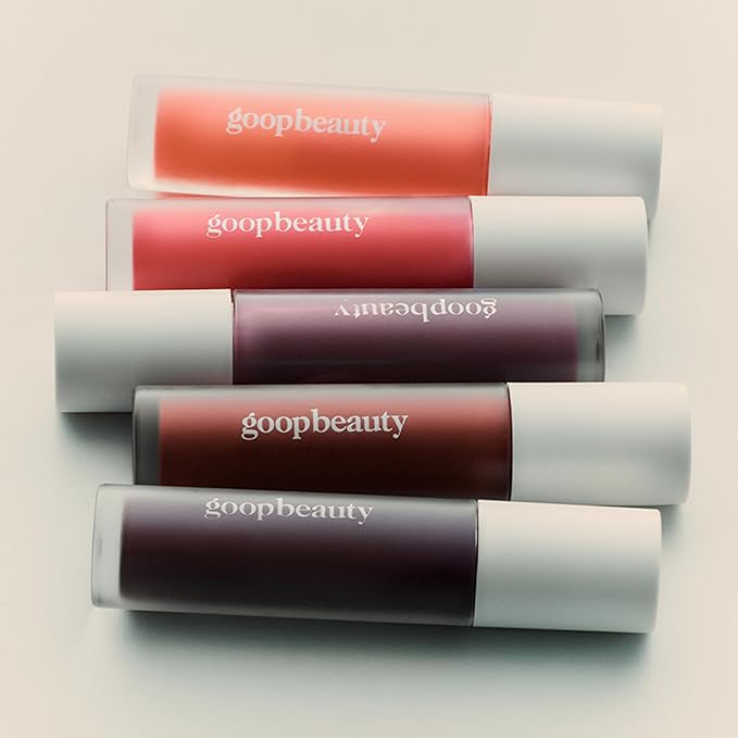 goop Beauty Hydra-Barrier Gel Gloss | Hydrating Lip Gloss to Moisturize & Plump Lips | Hyaluronic Acid & Vitamin E | Tulip - Sheer Hot Pink | 0.13 oz