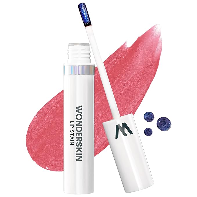 Wonderskin Wonder Blading Peel and Reveal Lip Liner Stain Masque – Long-Lasting Waterproof Tint, Transfer-Proof Matte Finish, Peel Off Makeup (Romance Stain & Go)