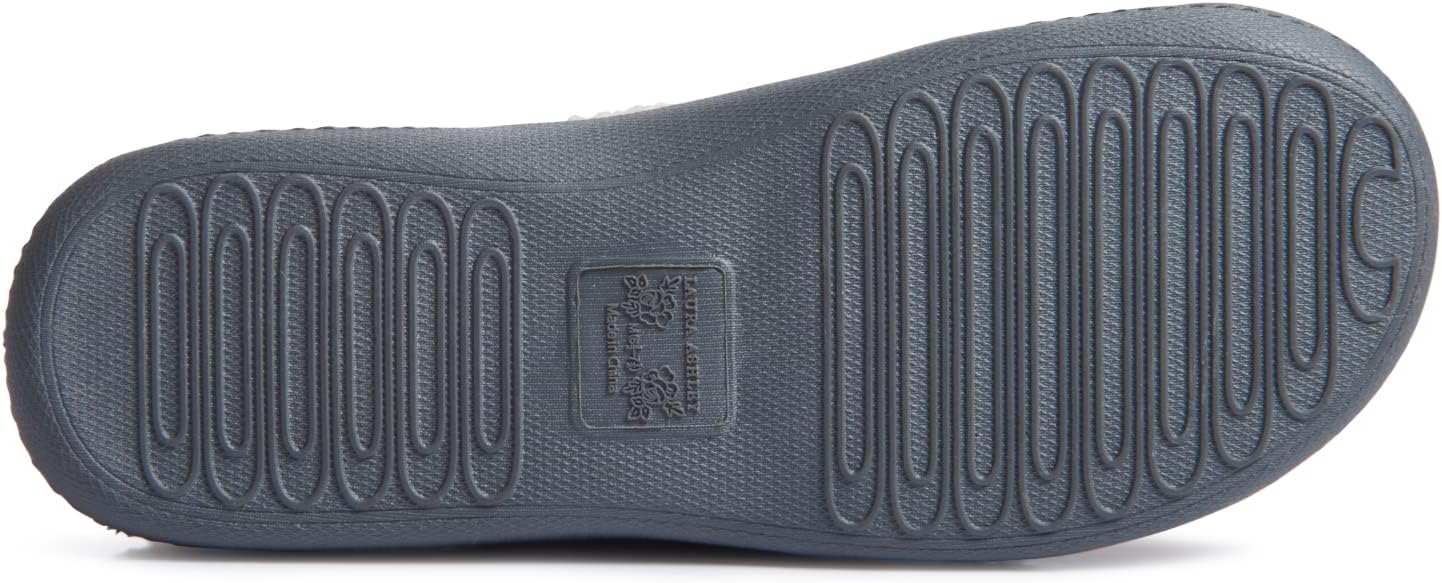 Laura Ashley Ladies Spa Rugged Slippers With Memory Foam Insole