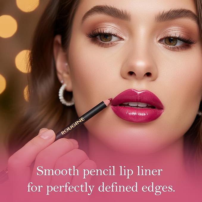 Liquid Lipstick & Lip Liner Set for Women – Smooth Matte French Kiss Shade, Long-Lasting Waterproof Lipstick, Smudge-Resistant Lip Makeup, Soft Glide Liner – Vitamin E & Shea Butter