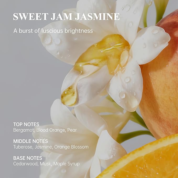 Atom Fresh Deodorant for Women, Natural Deodorantcream with 72-Hour Odor Control, Aluminum Free Deodorant for Sensitive Skin, Baking Soda Free with Amino Acids & Probiotics, Sweet Jam Jasmine, 3.5 oz