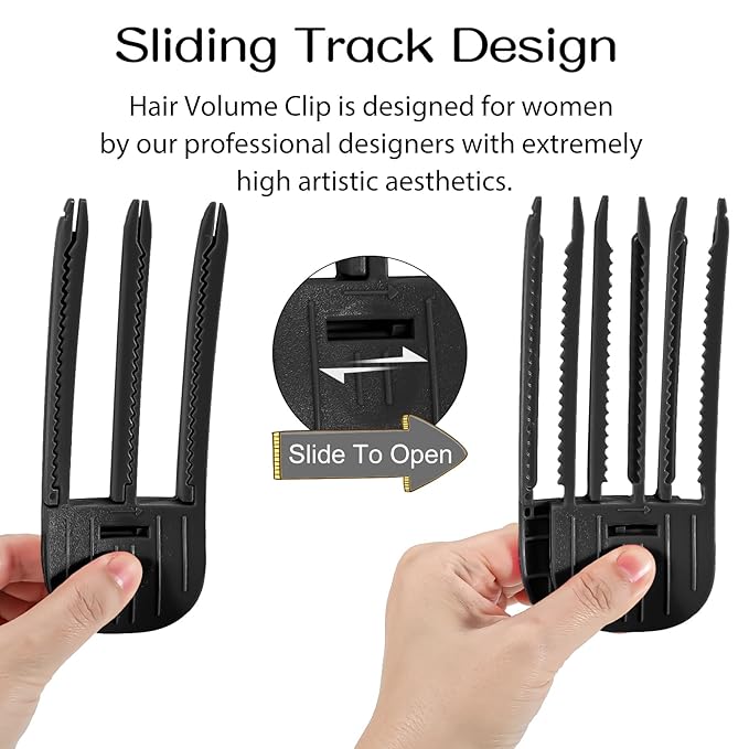 Volumizing Hair Clips for Women 2PCS, Hair Volume Clip Styling Tools Volumizing Comb for Fluffy Bangs Clips for Root Lift, Root Booster Clips