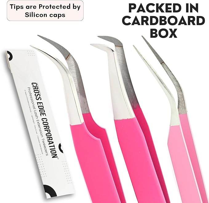 My Lash Tools New Isolation Lash Tweezers For Eyelash Extensions Best for Individual Isolation & Classic Lashes Japanese Stainless Steel Lightweight Precision Lashing Twisers (CEC-JP/05)