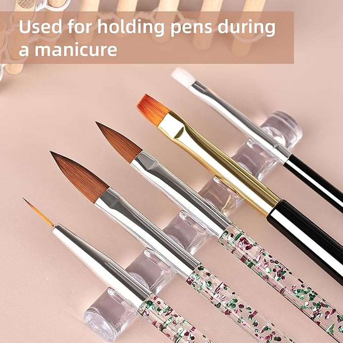 JODSONE 32Pcs Nail Art Brushes kit,Nail Art Tool Set,Dotting Tools,French Manicure,Dust Brush,Striping Brushes for Long Lines,Drawing Pen Painting Pen for Gel Polish Design Supply