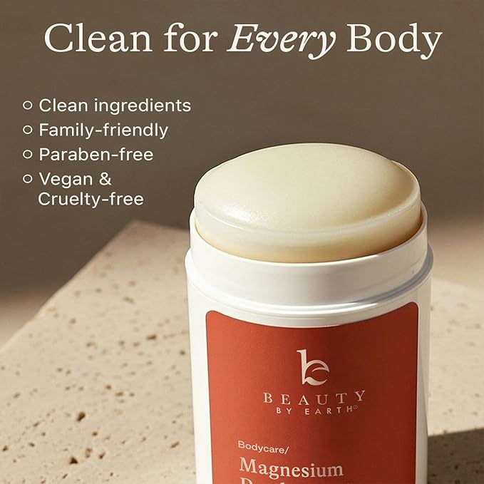 Aluminum Free Deodorant for Men & Women - USA Made with Natural & Organic Ingredients, Fresh Long-Lasting Odor Protection, Baking Soda Free, Non-Irritating Magnesium Deodorant, Sensitive Skin Safe