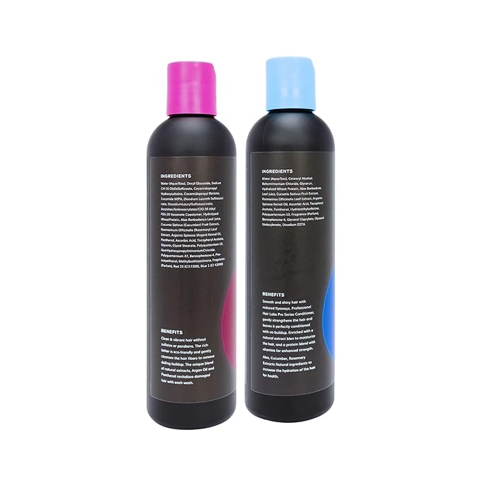 Pro Series Daily Care Shampoo & Conditioner Set | Sulfate-Free, Moisturizing, Anti-Frizz, Color-Safe for Wigs & Hair Systems - 8 Fl Oz each