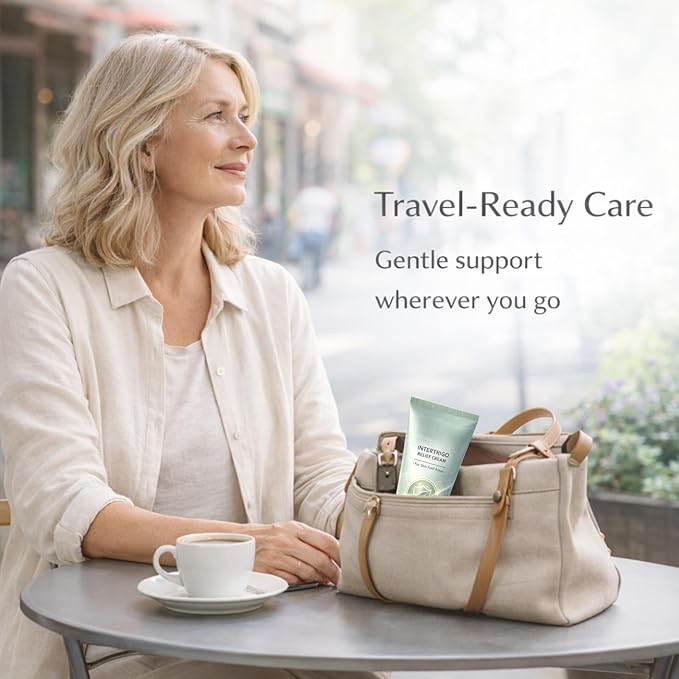 Healora Intertrigo Relief Cream - Skin Fold Moisture Barrier with Zinc Oxide - Fast Acting Soothing Support for Friction-Prone Areas - Non-Greasy & Non-Steroid Formula 2 PACK