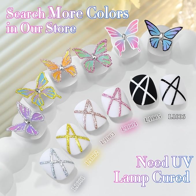 Double Rhythm 15 Ml Metallic Gel Liner Nail Art Gel Bronze Mirror Chrome Painted Drawing Stripper 3D Effect Gel Polish (Glitter Gold-L1002)