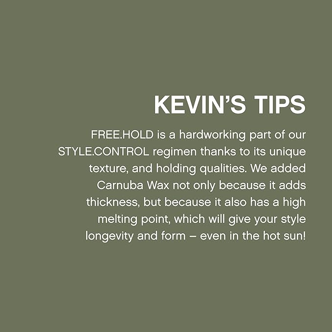 KEVIN.MURPHY FREE.HOLD - Hair Styling Paste - For All Types - Medium Hold - Hair Breakage Prevention - Styling Product - Paraben Free Hair Care - 100 g / 3.5 oz
