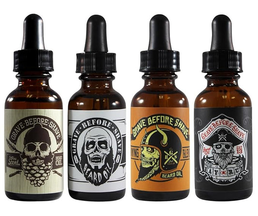 Grave Before Shave™ Beard Oil 4 Pack