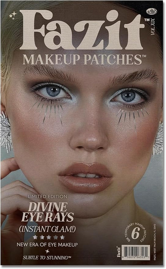 Fazit Makeup Patches - Halloween Divine Eye Speckles - Glow Up Make-Up Patches - Cute Glitter Makeup Accessories for Women - Cosmetic Glitter for Face