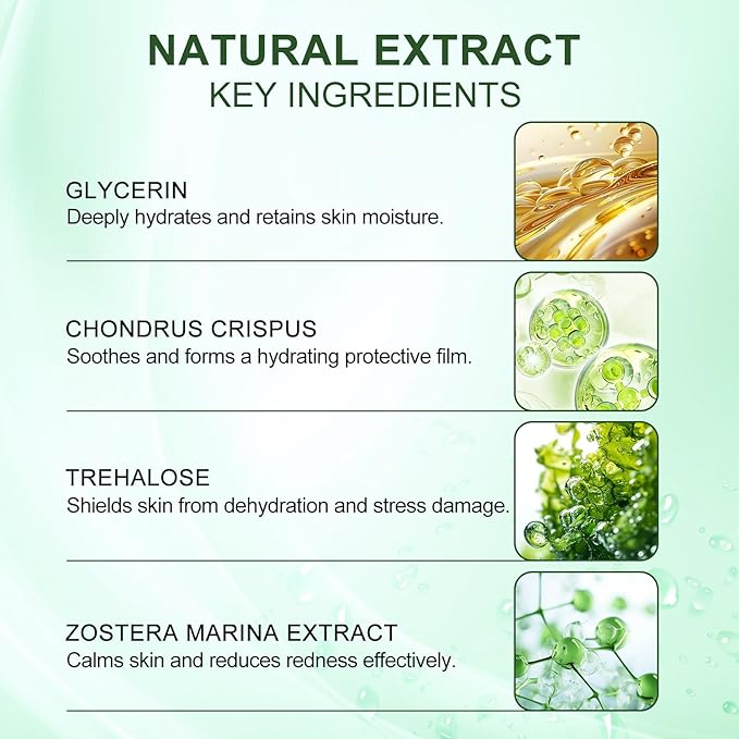 LAVONE Eye Mask - 30 Pairs Seaweed Under Eye Patches Skin Care Products - Eye Masks Skincare for Dark Circles and Puffiness, Reduce Wrinkles, Eye Bags and Fine Lines, for Women and Man