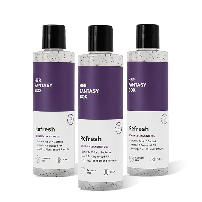 Her Fantasy Box | Refresh Plant Based Yoni Gel Wash (pH Balancing) - 3 Pack