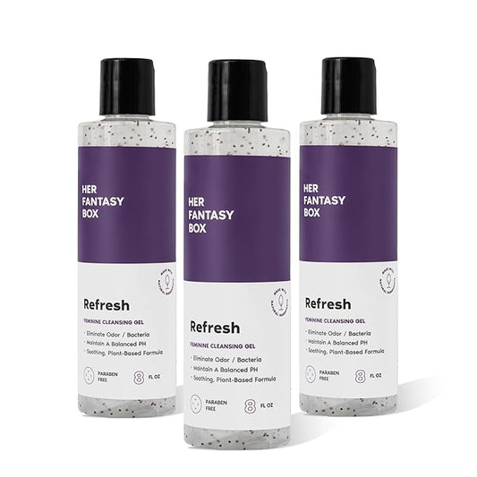 Her Fantasy Box | Refresh Plant Based Yoni Gel Wash (pH Balancing) - 3 Pack