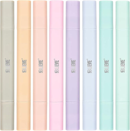 BLIEVE- Aesthetic Bible Highlighters No Bleed Through Assorted Colors, Cute Highlighter Dual Tip For Journaling Supplies And School Accessories, Bible Highlighters And Pens No Bleed (PASTEL)