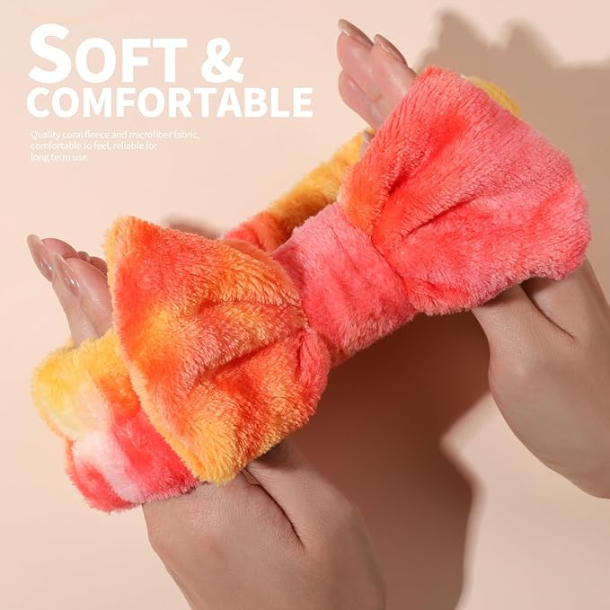 Teenitor Makekup Headband, 5pcs Spa Headband for Washing Face, Skincare, Face Mask