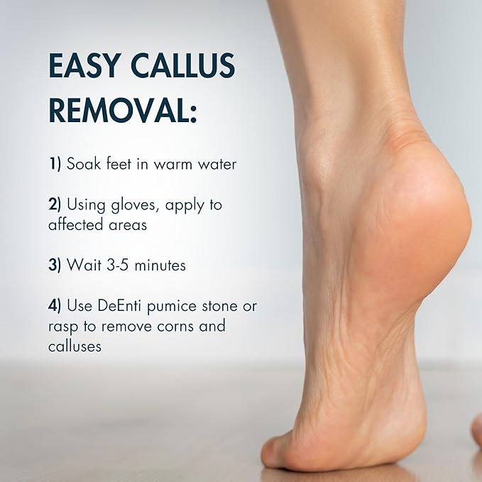 Double Pumice Pack, Bundle Includes Mint Scented Callus Remover, 2 Pumice Stones for Feet, and 4 Pairs of Gloves, Salon Grade Foot Care, Home Manicure and Pedicure Kit