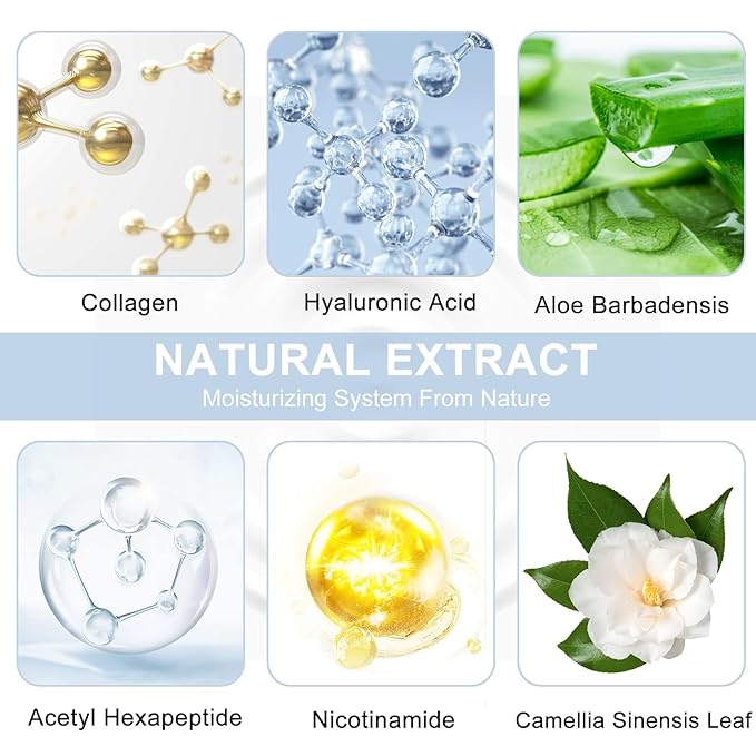 LAVONE Under Eye Patches-30 Pairs Hydrating & Anti-aging Eye Mask Skin Care for Dark Circles and Puffiness,Reduce Wrinkles,Eye Bags and Fine Lines,Eye Masks for Women and Man