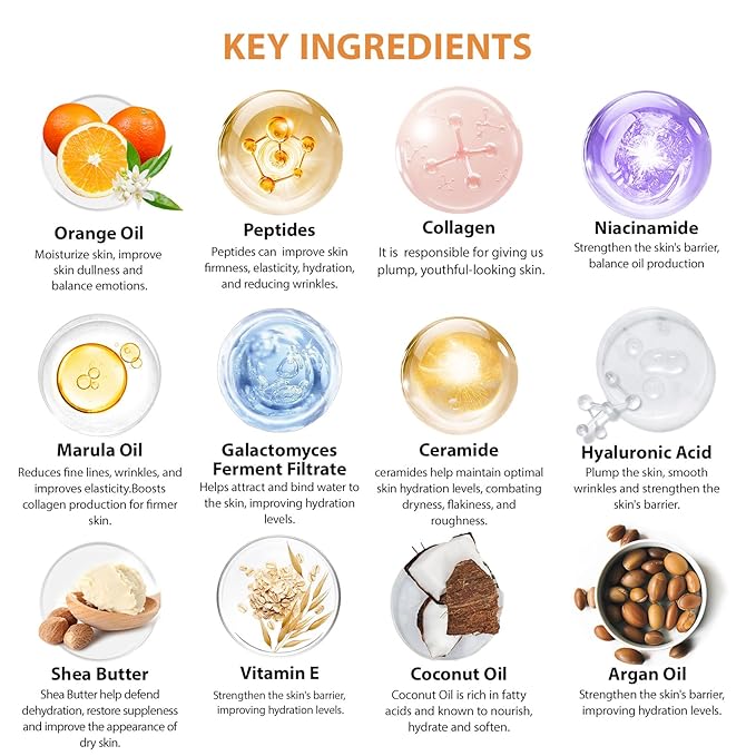 25 Pcs Valentines Day Gifts for Women, Bergamot & Rose Bath & Body Gift Set, Hydrating Skin Care Kit, Pamper Self Care Gifts, Leather Bag, Serum, Necklace, Christmas, Birthday, Mothers Day