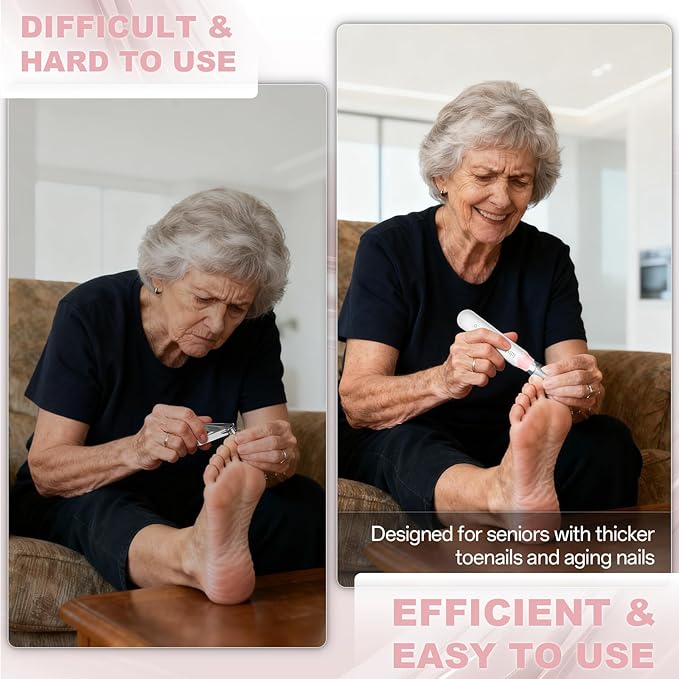 Electric Nail File Drill, Cordless 2000 mAh Rechargeable Nail Filer Electric, Portable Nail Dril Machine Drill for Nails Acrylic Manicure and Thick Toenails Buffer Grinder Care Professional (Pink)