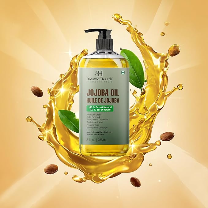 Botanic Hearth Massage Oil |Refreshing, Relaxing Massage Oils for Muscle Relaxing & Joint Comfort | Made with Natural Oils | for All Skin Types, for Men & Women | Jojoba Oil 8 Fl Oz