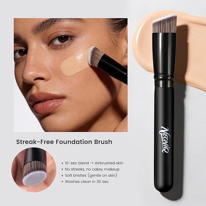 14 PCS Professional Makeup Brushes, Makeup Brush Set, Foundation Powder Blending Concealer Eyeshadows Blush Cosmetics Brushes,Versatile Face Make Up Tools For Liquid, Cream, Loose(Black)