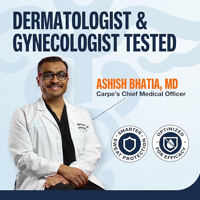 NEW Carpe Feminine Care Intimate Deodorant for Women, pH Balanced and Sweat Absorbing Whole Body Deodorant, Gynecologist Tested, Safe for Private Parts, Tropical Paradise Scent