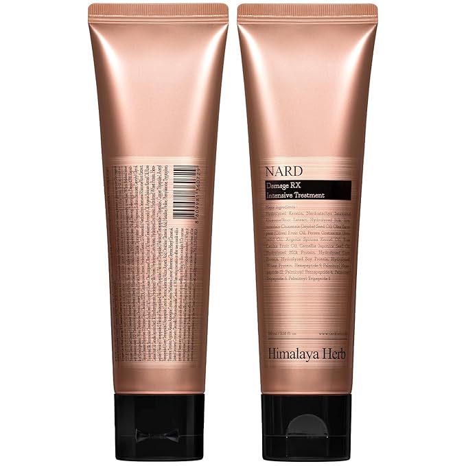 NARD RX Hair Conditioner for damaged hair / 3.38 oz - RX Treatment, High-Nutrition, and Split Hair Care (Containing Amino Acids, Protein, Keratin, Silk, 11 Peptides, Vitamin E, and 6 Oils)