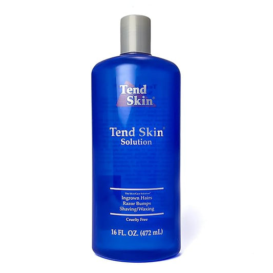 Tend Skin Solution for Unsightly Razor Bumps, Ingrown Hair and Razor Burns, Post Shaving and Waxing Toner for Men and Women, Made in USA, 16 Oz