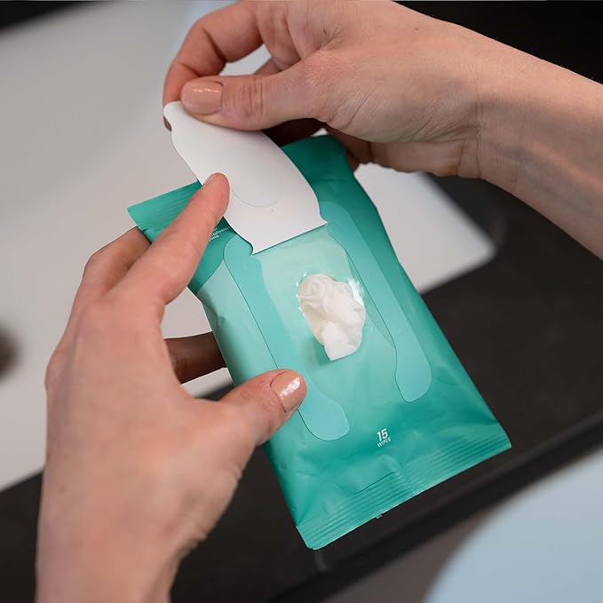 Lume Acidified Deodorant Wipes - 24 Hour Odor Control - Aluminum Free, Baking Soda Free, Skin Loving - 15 Count (Pack of 3) (Cool Cucumber)