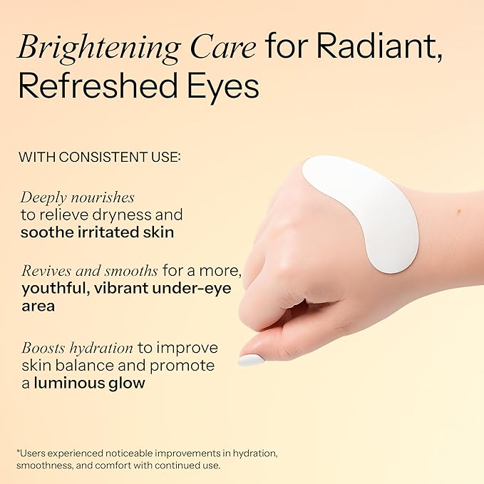 Radiant Aura Vitamin C & Vitamin E Under Eye Patches – Dermatologist Tested, Anti Aging, Korean Skin Care – Hydrates, Firms, Reduces Look Of Fine Lines, Puffiness Reducer – Vegan, Clean – 15 Pairs