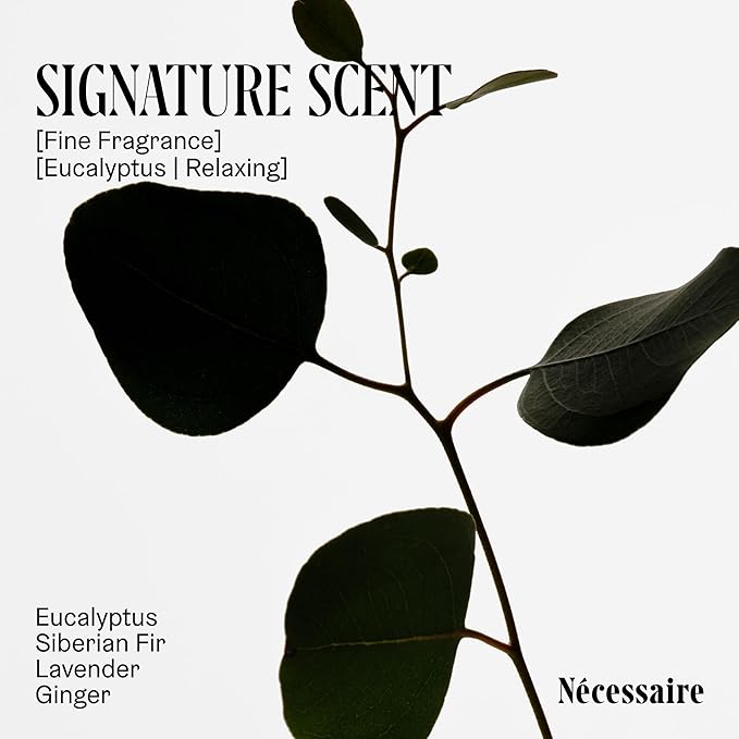 Nécessaire The Body Lotion Eucalyptus – Multi-Peptide Moisturizer - Firming Body Lotion for Women + Men. 2.5% Niacinamide. Non-Comedogenic + Hypoallergenic for Sensitive Skin – 450ml/15.2 fl oz