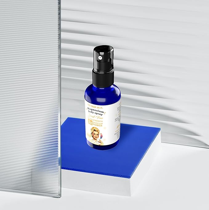 No Crap In It Magnesium Spray, Triple Action!- Your Way to Wellness | Immediate Relief with Our Unique Magnesium Glycinate,Citrate, Chloride Blend Spray (Scent Free)