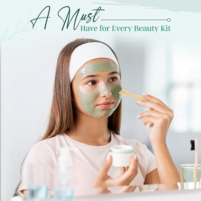 Bamboo Cosmetic Spatulas (50 Pack) – Biodegradable Spatula for Creams, Skincare & Crafts | Essential Esthetician Supplies | Eco-Friendly Makeup Applicator for Lotion & Facial Use | Natural BPA Free