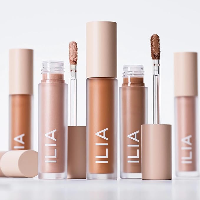 ILIA - Chromatic Liquid Powder Eye Tint | Cream-to-Powder Eyeshadow, Smudge-Resistant, Quick-Dry, Weightless, Water-Based | Non-Toxic, Vegan, Cruelty-Free, Clean Makeup (Dim, 0.12 fl oz | 3.5 ml)